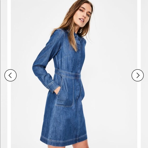Boden Dresses & Skirts - Boden USA Denim Shirt Dress Size 10